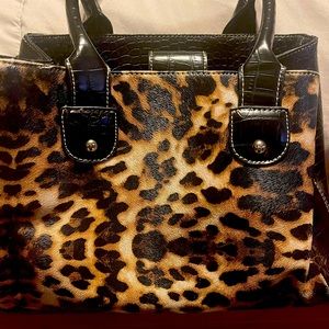 Wilson’s Leather Leopard Handbag